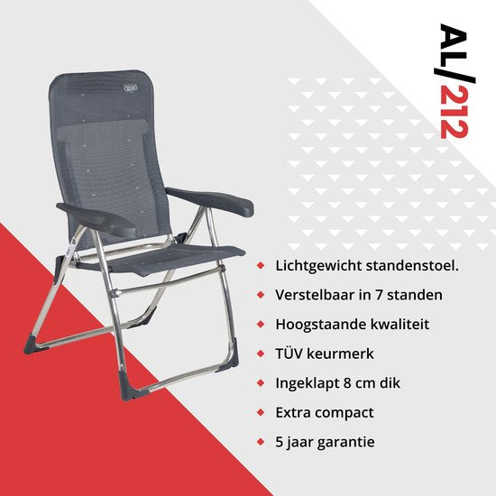 Crespo - Standenstoel - AL/212 - Donker grijs