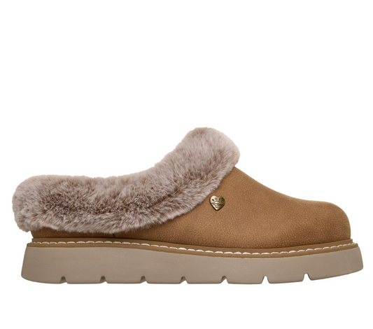 BOBS from Skechers Keepsakes Lite – Cozy Blend Damespantoffel met Memory Foam – Kastanje – Maat 40