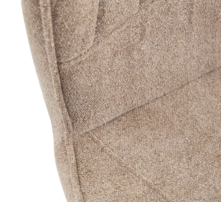 Multifurn Sten Eetkamerstoel Set van 2 - Taupe - 48 x 40 x 120 cm