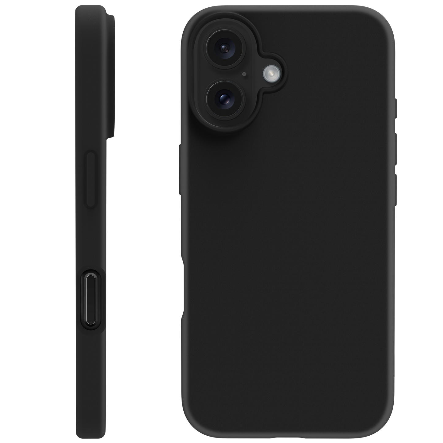 BeHello Hoesje iPhone 16 Soft Touch - MagSafe - Zwart