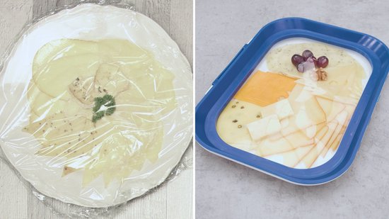 Livington Flex & Fresh Vershoudborden set van 2 - meer ruimte dankzij uitklapbaar deksel - vaatwasmachinebestendig - kliksluiting en afsluitring - stapelbaar - houdt voedsel lang vers