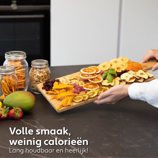 Vita5 PRO 7 Voedseldroger – Droogoven - RVS – 24-Uurs Timer – Led-bedieningspaneel – Dehydrator – 7 Laags