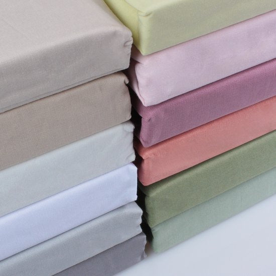 DoubleDry Hoeslaken 90x200 cm - 100% Natuurlijk Katoen - Zacht & Ademend - Rondom Elastiek - OEKO-TEX & BSCI - Wit