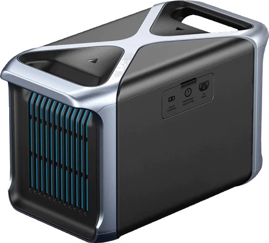 Anker 757 Portable Power Station, PowerHouse 1229Wh-LiFePO₄-accu, 1500W-zonnegenerator met 6 AC-uitgangen (optioneel zonnepaneel), 2 USB-C-poorten (max. 100 W), ledlicht voor kamperen of stroomuitval