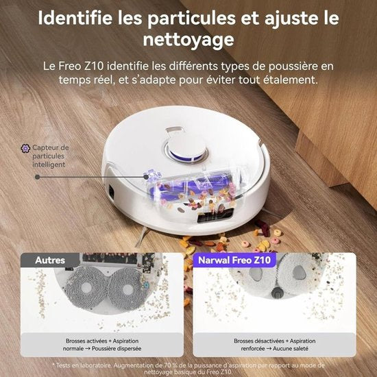 NARWAL Freo Z10 – Robotstofzuiger en -mop – Anti-klit – 15000 Pa