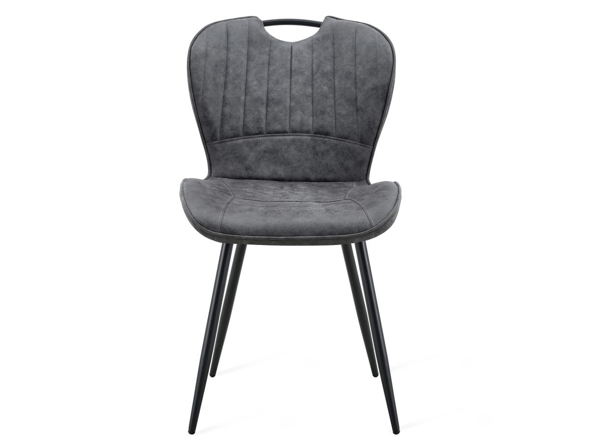 Multifurn Sten Eetkamerstoel - Microleder - Antraciet - Duopack