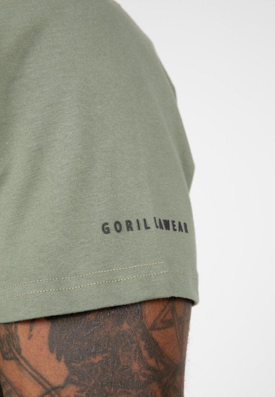 Gorilla Wear Leon T-shirt - Sportshirt - Groen - XL