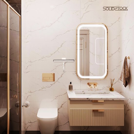 Douchewisser rvs - Luxe Trekker Douche - Ophanghaak Zonder Boren - Douche Trekker Chroom
