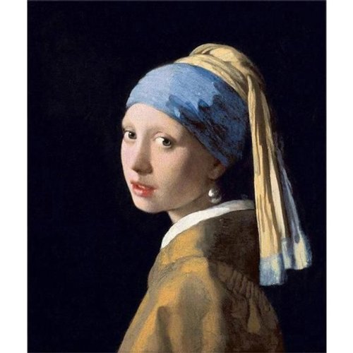 Schilderen op nummer - Meisje met de Parel - 40x50cm - 3 penselen