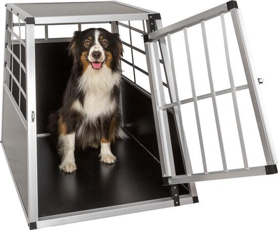 Tectake® - Autokennel - 65 x 90 x 69,5 cm - Schuine wand