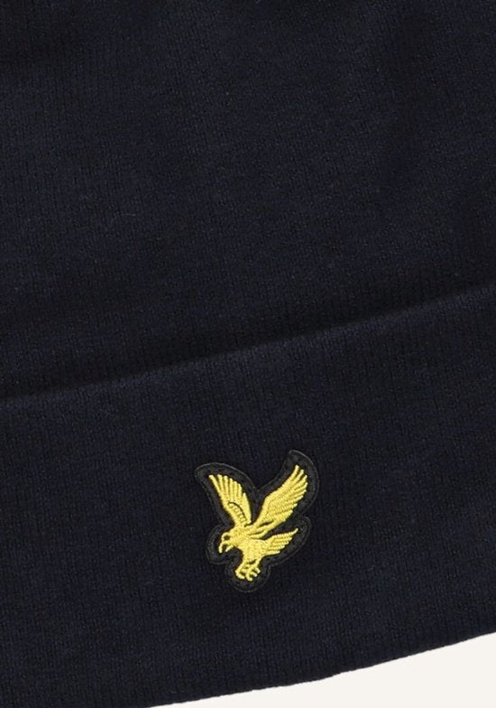 Lyle & Scott Muts Wol Blend Navy - Maat one size fits all - Heren