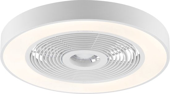 Brilliant Catania - Plafondventilator - LED 40W - CCT - 2700K-6500K - Dimbaar - ICRGB - Nachtlicht - Timer - Afstandsbieding - Wit