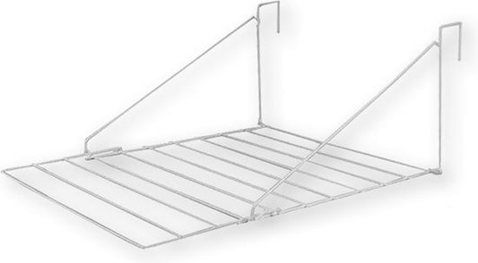 BRASQ Droogrek Hangend Wit - 5 meter - Wasdroger voor Deur en Balkon - Wasrek inklapbaar - Wanddroogrek - Ophangbaar droogrek- 53x71x27 cm