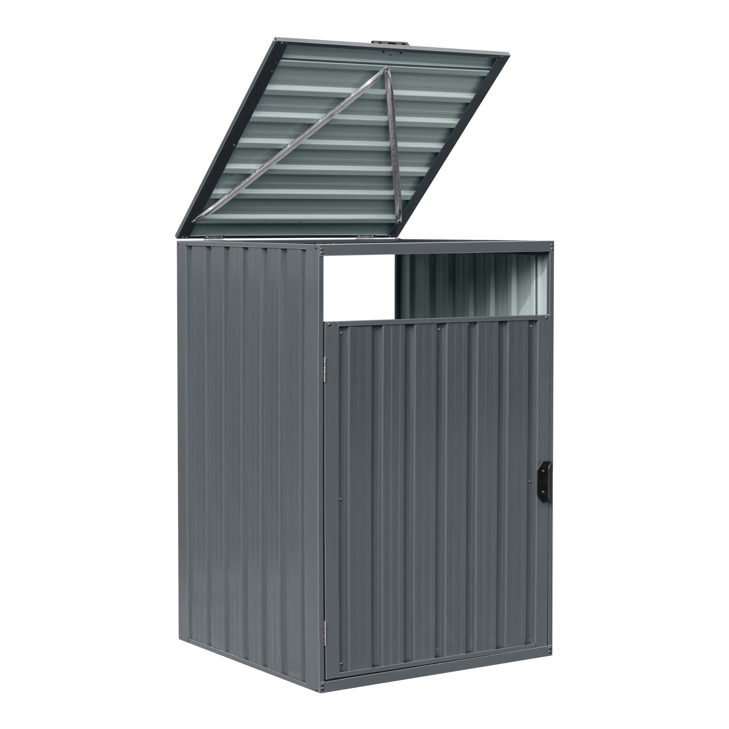 Axi Owen Metalen Containerombouw Antraciet - 1 Container - 80x80x122 cm