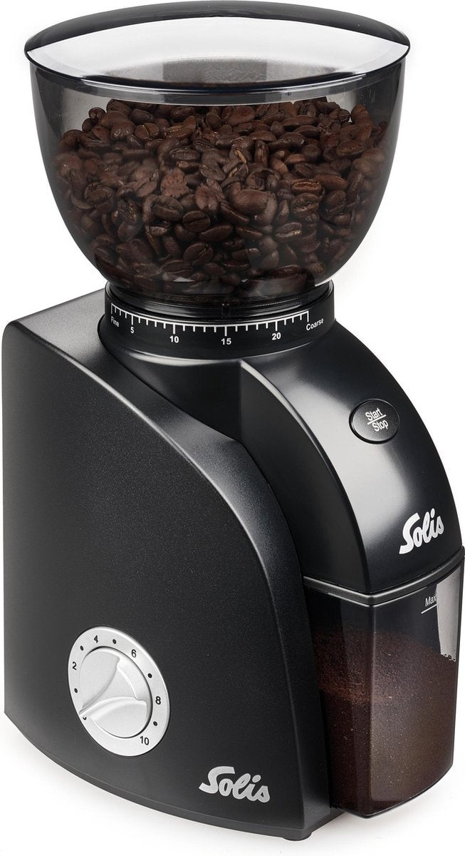 Solis Scala Zero Static Elektrische Koffiemolen - bonenmaler - Zwart