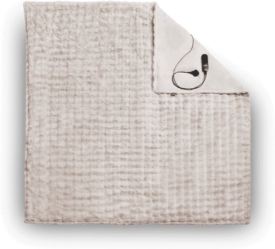 Duux Yentl Bubble Elektrisch Warmtedeken 200x200 cm – 9 standen – Grijs