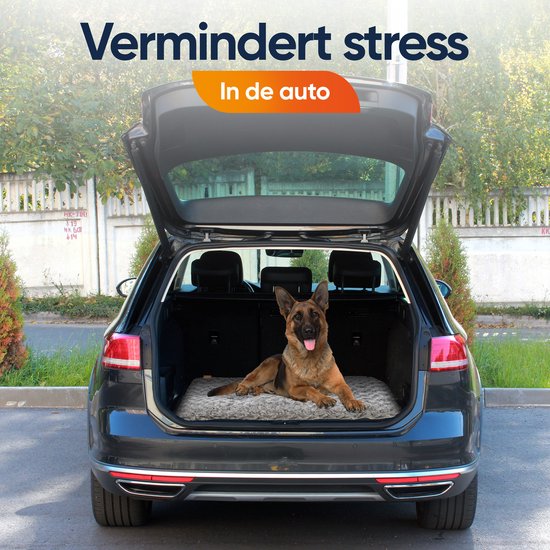 Happysnoots Hondenkussen 120x80cm - Extra Groot - Fluffy - Luxe Hondenbed - Dog Bed - Wasbaar - Grijs