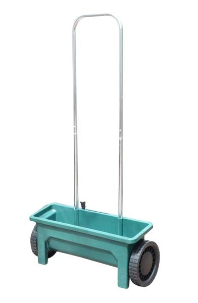 Strooiwagen voor Tuinmest & Wintergrit – Instelbare Strooihoeveelheid – Eenvoudige Bediening – 12 liter