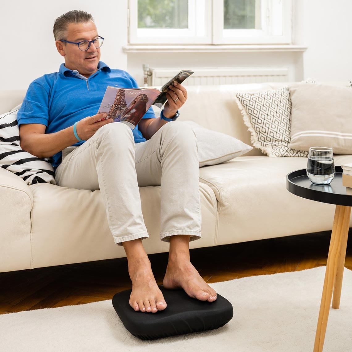Belena Active Pro Shiatsu Voetmassageapparaat - Elektrisch Massagecomfort - Instelbare Intensiteit - Warmtefunctie en Timer