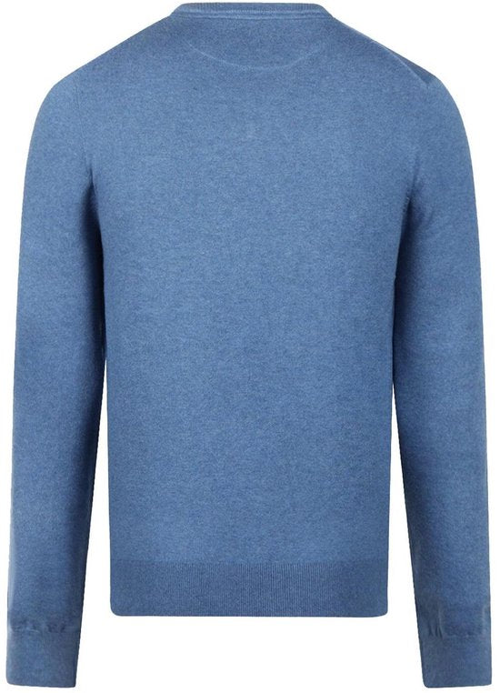 McGregor Trui Merinowol V-Hals Vintage Blauw - Maat 3XL - Heren - Pullovers