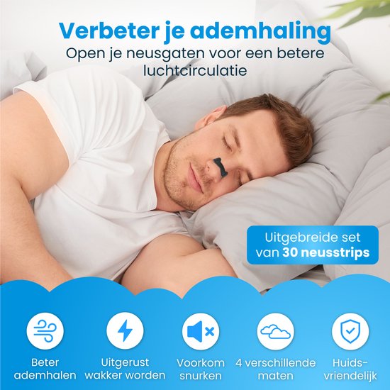 DreamCare Neusstrips Magnetisch - 30 Paar - Anti Snurk - Neuspleisters