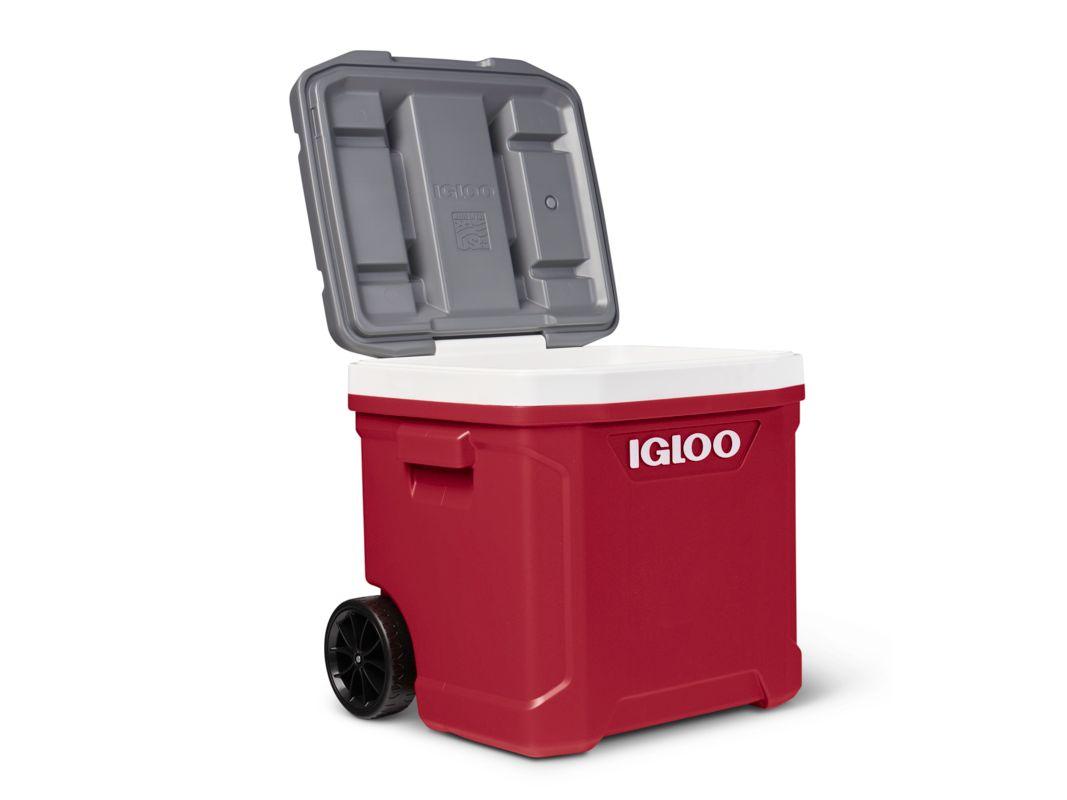 Igloo Latitude 60QT Roller Koelbox - 47 Liter - Rood