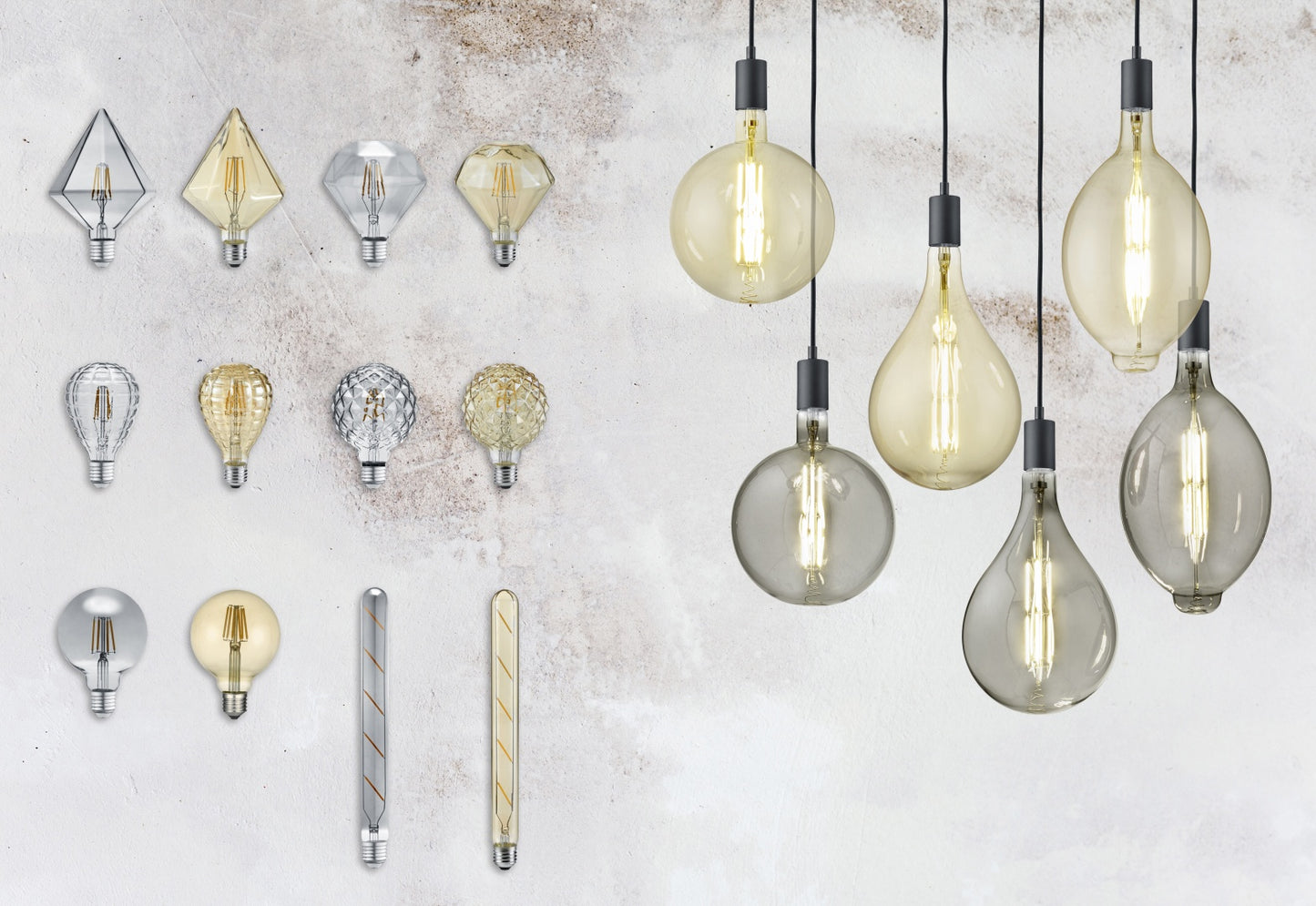 Trio - sierlamp - LED - dimbaar - 8W - 25.000 uur - bruin getint - 26x20 cm