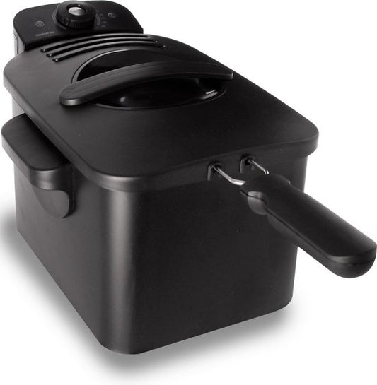 Inventum GF431B - Frituurpan - 3 liter - Tot 190 graden - 2200 watt - Koude zone - Friteuse - Zwart