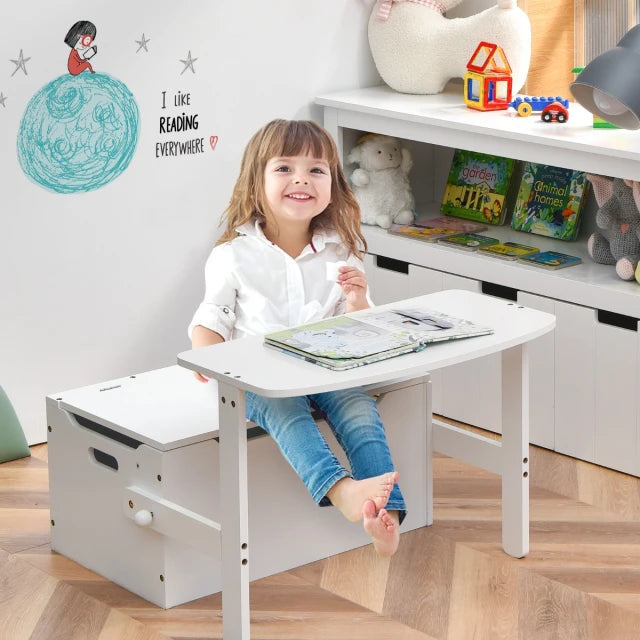 Yaheetech Houten kweekbak op wielen met opbergplank - 87 x 47 x 83,5 cm - Lichtbruin