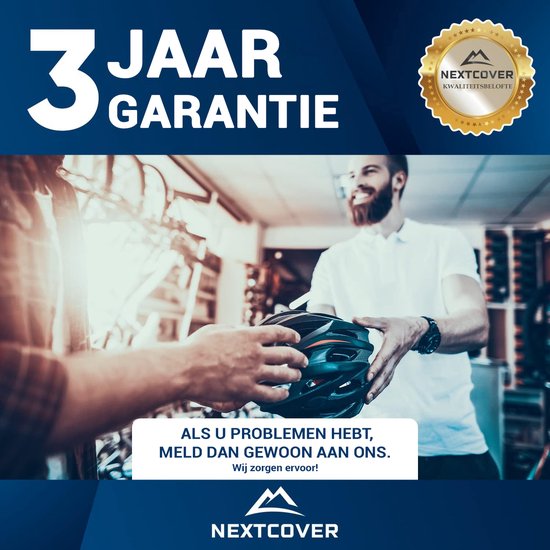 NEXTCOVER® NIEUW Universele gel zadelhoes fiets inclusief regenhoes [memory foam] - Zadelhoes waterdicht met meerlaagse vulling -Zadelhoes regen voor fietsstoeltje voor heren en dames - Slank