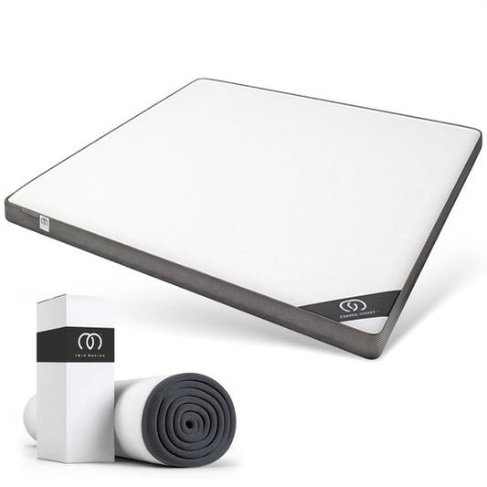 Sleeptime Twin Motion Topper 140x200 cm - Topdekmatras - Matrastopper - Hybride Gel Traagschuim - Medium Hardheid - 8 cm Dik