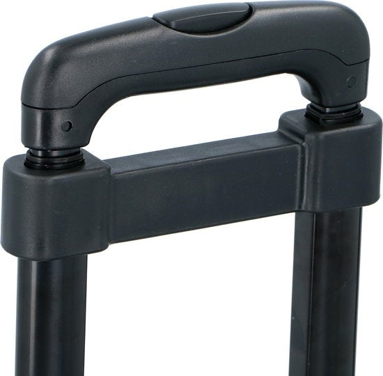 Kinzo - Opvouwbare steekwagen - Met uitschuifbare handgreep - Max. 40 kg - Zwart