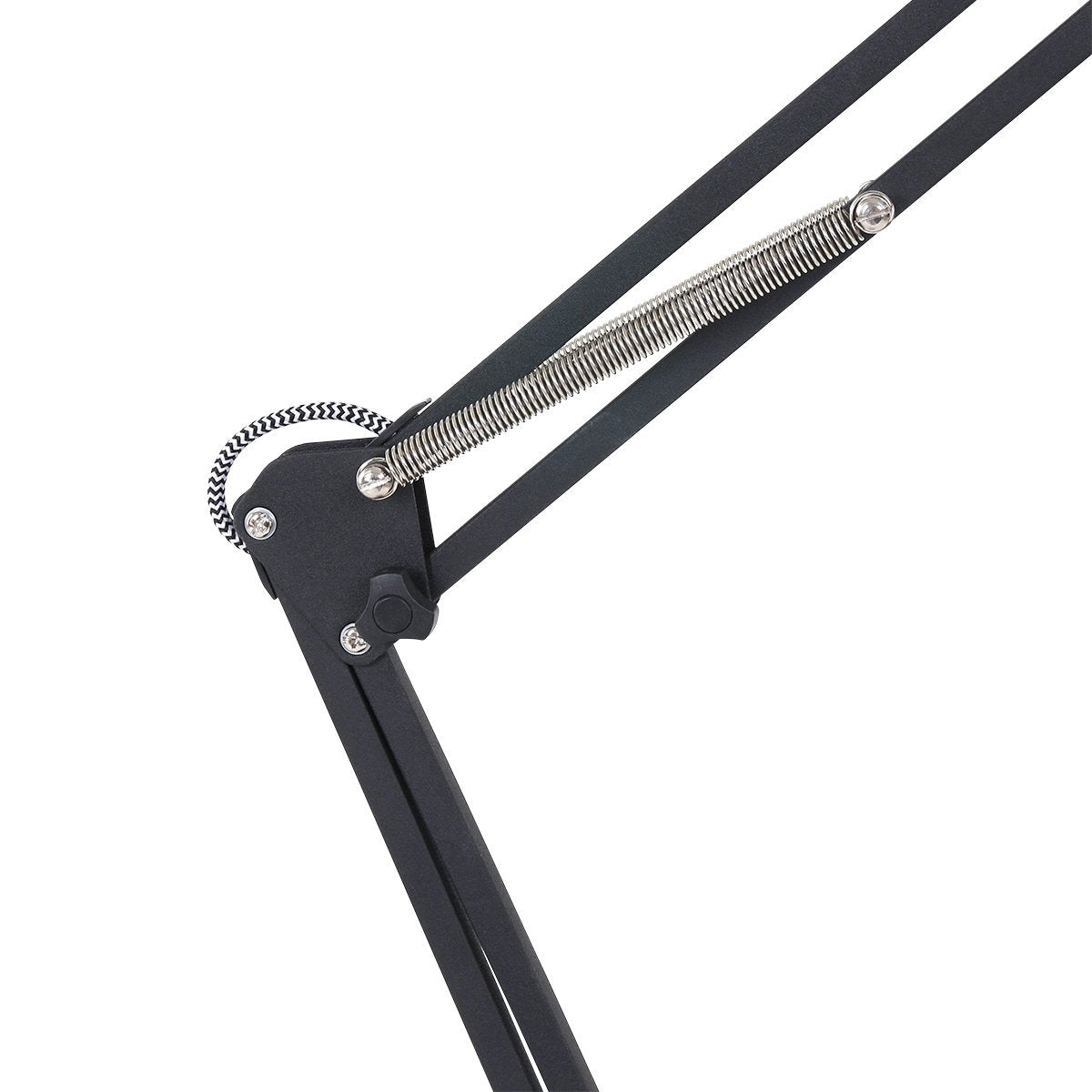 Anne Lighting Zappa - Tafellamp Industrieel - Zwart - H:80cm - Ø:18cm - E27 - Voor Binnen - Metaal - Tafellampen - Bureaulamp - Bureaulampen - Slaapkamer - Woonkamer - Eetkamer