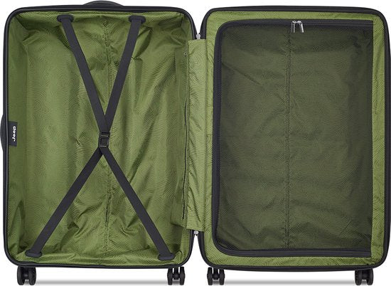 Delsey JH004C 76 cm Vergrootbare Reiskoffer - Blauw