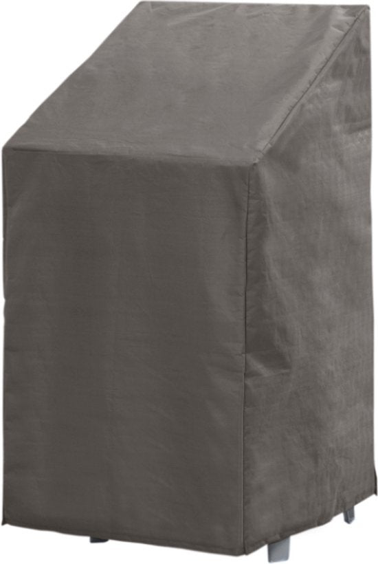 Perel Buitenhoes voor stapelstoelen, voor 4-6 gestapelde stoelen, grijs, 66 cm x 95 cm x 133 cm