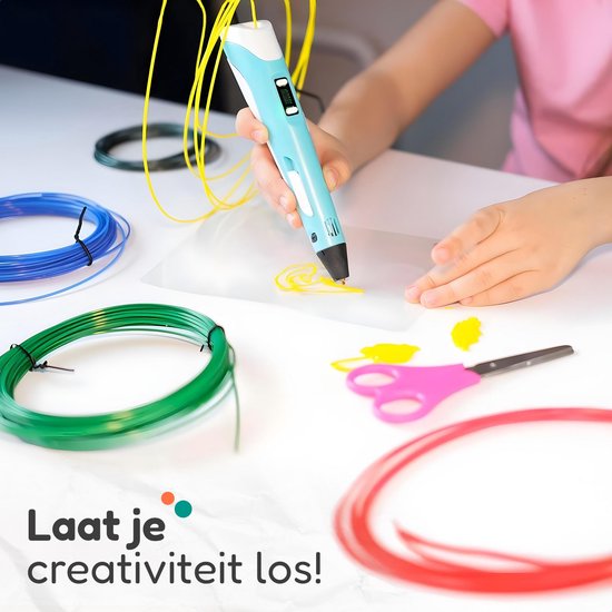 Diydash 3D Pen Starterspakket - incl. navullingen/filament - Set- Tekenen - Roze - Pennen - Voor kinderen en volwassenen - Starterskit - Accessoires