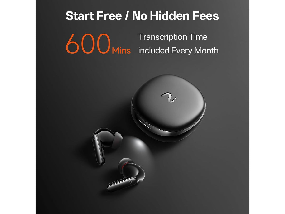 Viaim RecDot AI VoiceRec In-Ears - Refurbished - AI Transcriptie & Vertaling - Zwart