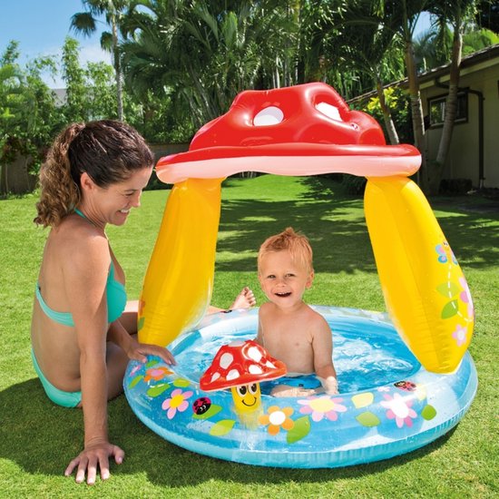 Intex Baby Opblaaszwembad Paddestoel- Ø 102 x 89 cm