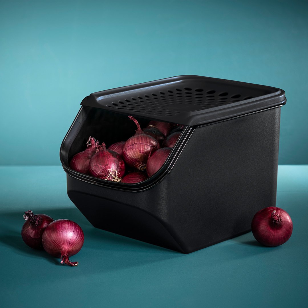 Tupperware Uiensmart Bewaarcontainer - Optimale Luchtcirculatie - Stapelbaar Ontwerp - Vaatwasserbestendig