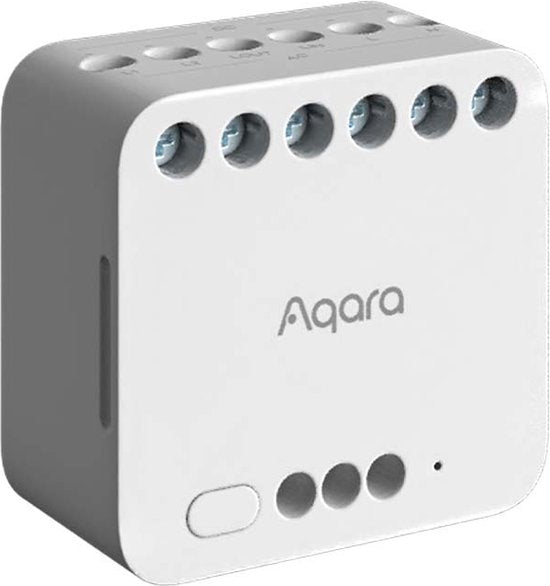 Aqara Dual Relay Module T2 slimme inbouwschakelaar 2 kanalen Zigbee Matter