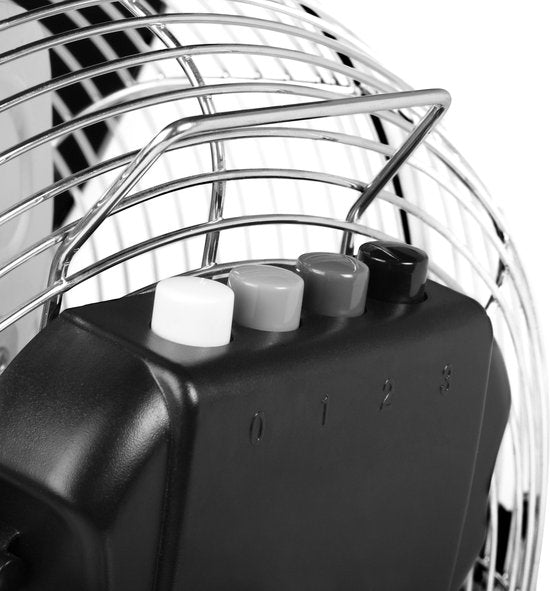 Tristar Vloerventilator 30 cm – 3 Snelheden – Boxventilator – 130° Kantelbaar – Metaal – VE-5933