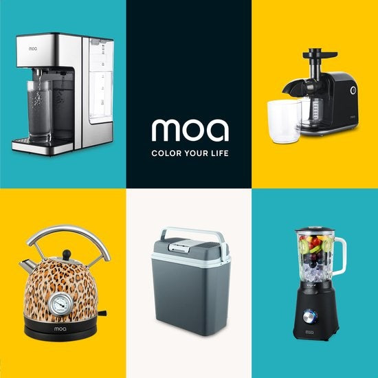 MOA Elektrische Koelbox - Coolbox - Met Verwarmingsfunctie - 12V en 230V - 22 Liter - Grijs -ECW22