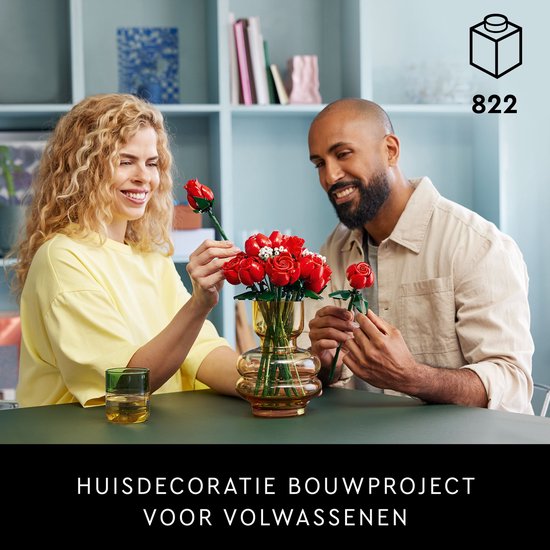 LEGO Botanicals Rozenboeket Decoratief Bloemen Bouwpakket uit de Botanical Collection 10328