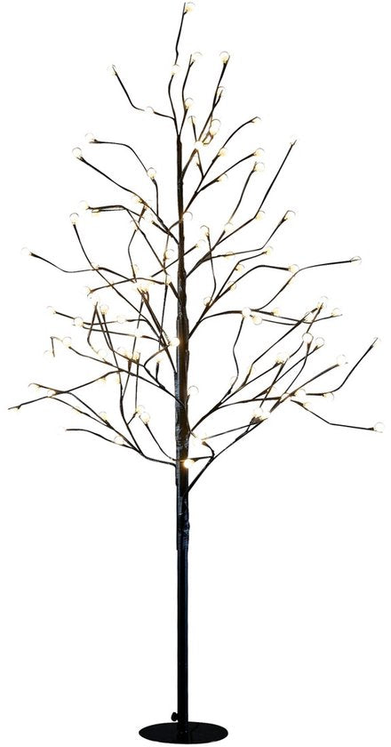 Luca Lighting Boom met Klassiek Witte LED Verlichting - H150 x Ø80 cm - Metaal - Zwart