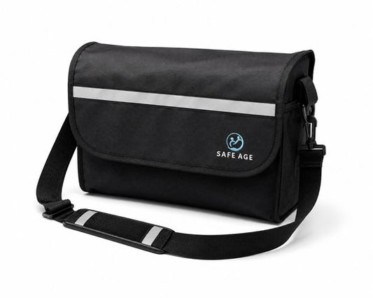 Safe Age® luxe rollatortas – waterdicht – afneembaar met draaglus – nylon – voor Safe Age rollator