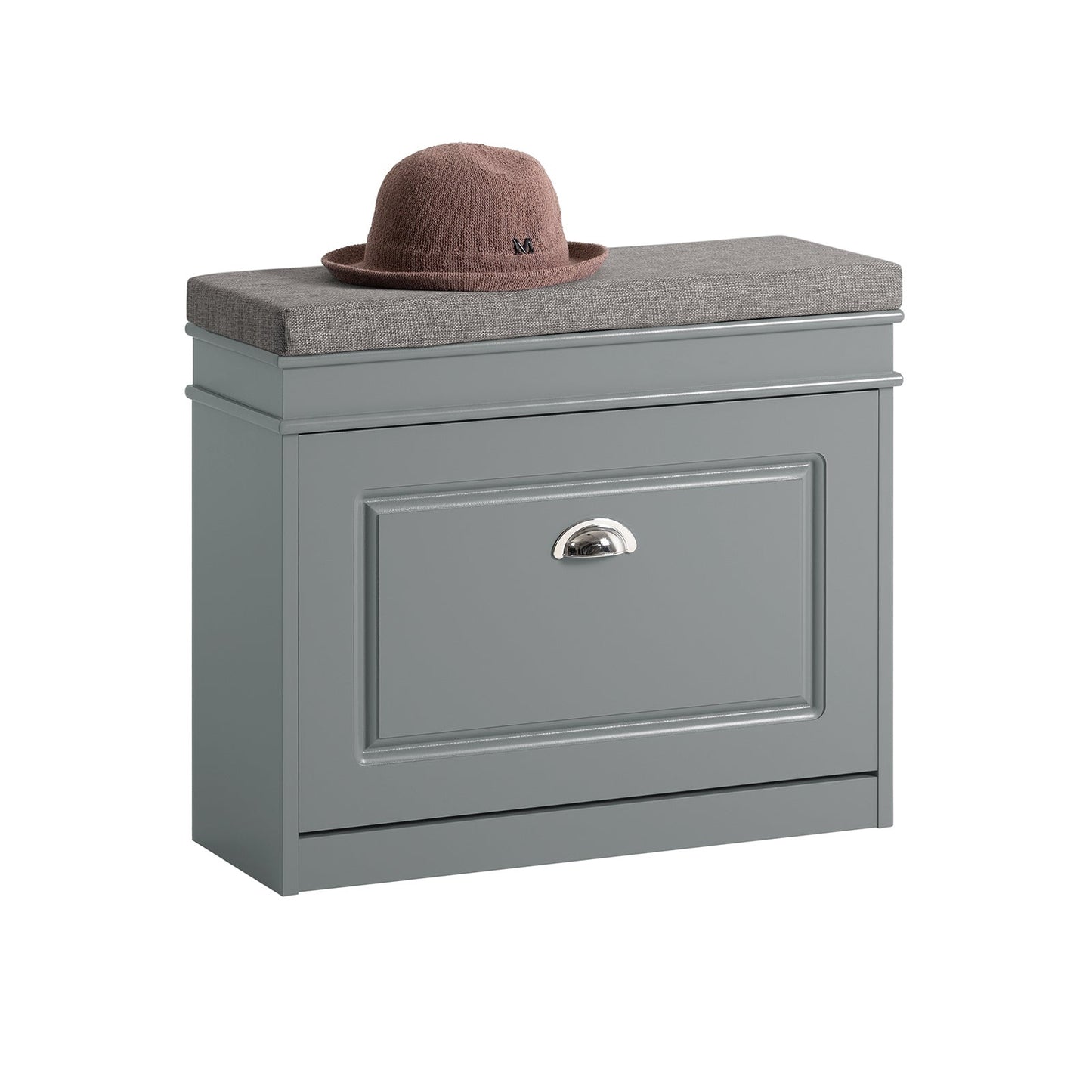 SoBuy Schoenenkast met Zitvlak - 61 x 24 x 51 cm - Grijs