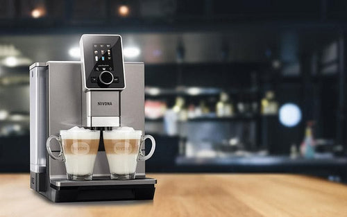NIVONA CafeRomatica 930 - Volautomatische Espressomachine - Titanium - Bluetooth - TFT-Display - One-Touch Cappuccino
