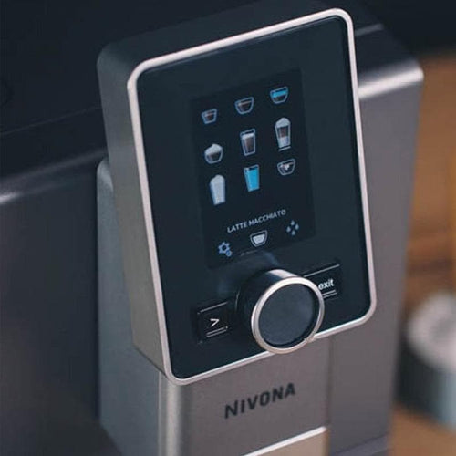 NIVONA CafeRomatica 930 - Volautomatische Espressomachine - Titanium - Bluetooth - TFT-Display - One-Touch Cappuccino