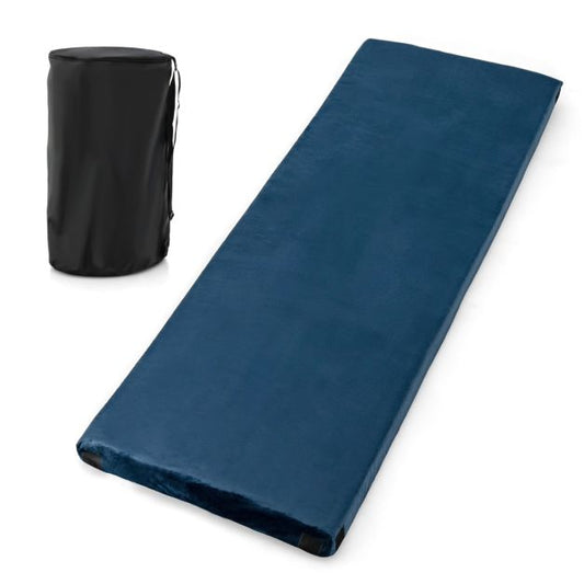 Coast Traagschuim Campingmatras 183 × 62,5 × 6,5 cm – Donkerblauw – Waterdichte Flanellen Buitenslaapmat html Kopiëren Bewerken