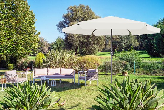 Kingsleeve Parasol – UV-bescherming 50+ – Beige Ø 330cm